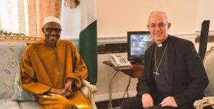 President BUhari and Archbishop of Canterbury 1