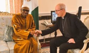 President BUhari and Archbishop of Canterbury