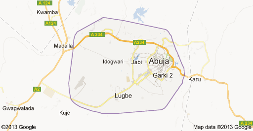 Map Of Abuja 