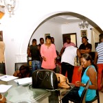 Uche Jombo on set of Oge's sister