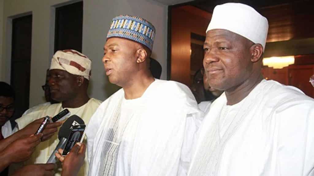 Bukola Saraki and Yakubu Dogara