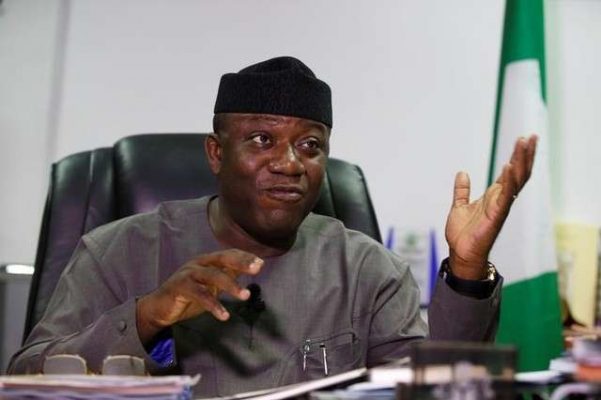 Image result for Fayemi reinstates permanent secretaries demoted by Fayose