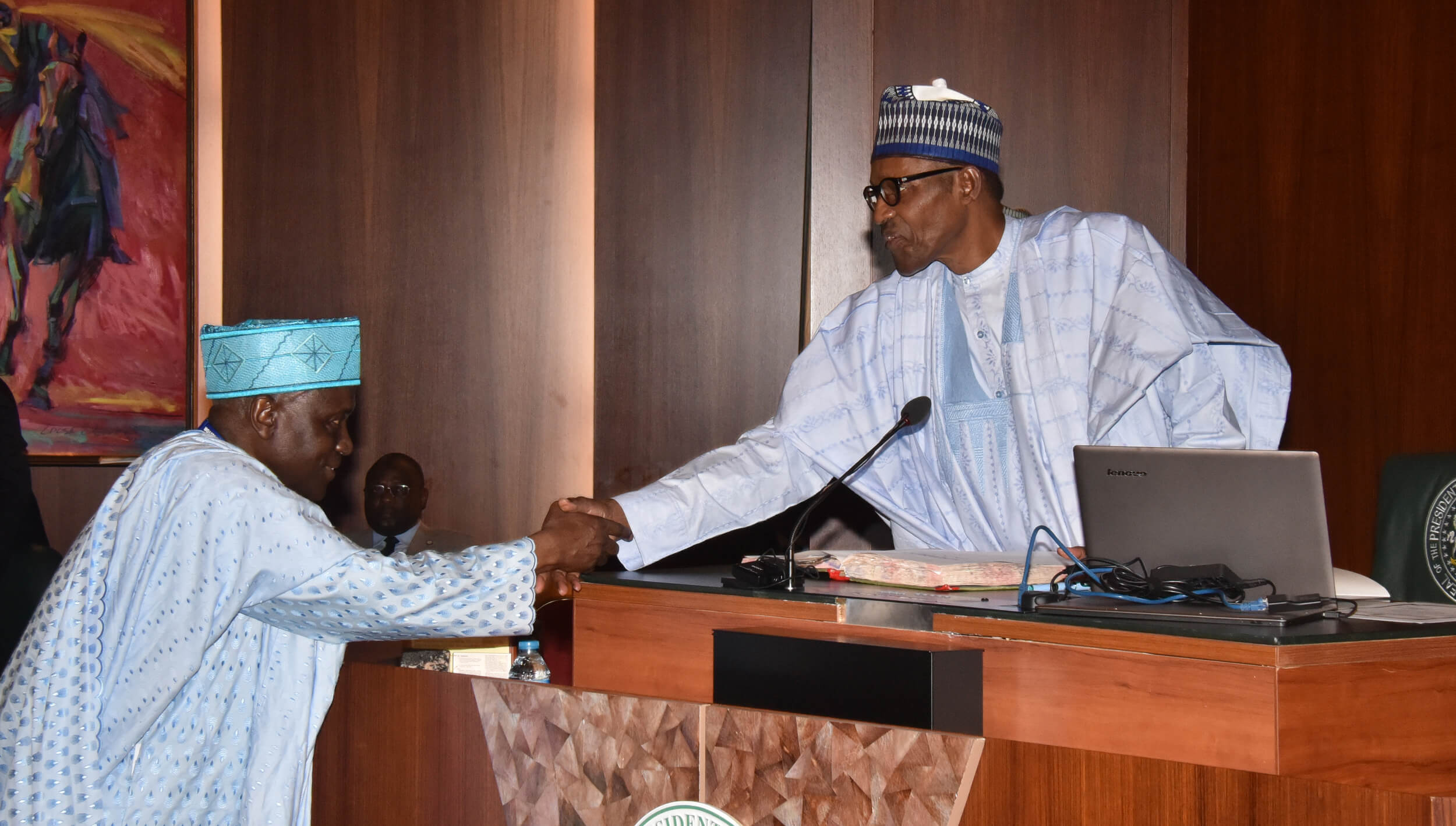 musiliu-smith-inaugurated-by-buhari-as-new-psc-chairman