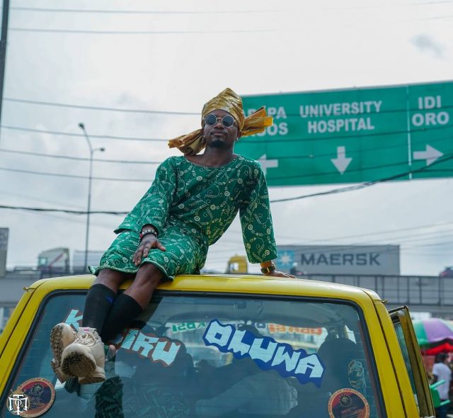 Photos as US-based Social Media sensation, Mama Tobi, takes craze to Lagos  streets -