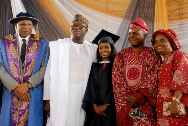 Image result for Fayemi honours OAUâs Best Overall Graduating student