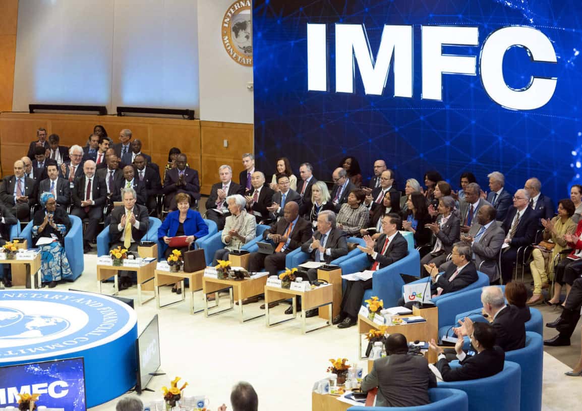 Photos CBN Governor, Finance Minister at IMF/World Bank Annual