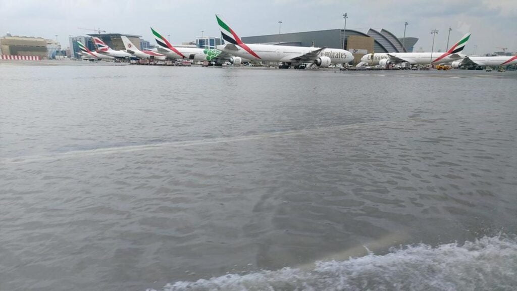 Dubai flooded after two hours torrential rain, flights affected