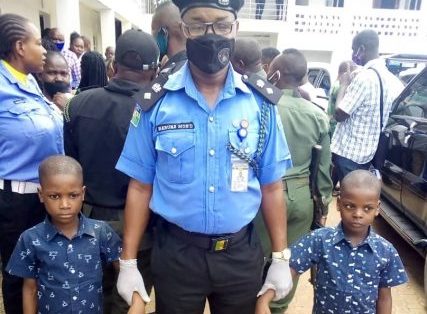 Police parade 80-year-old, another for attempted murder of three children +  Photos -