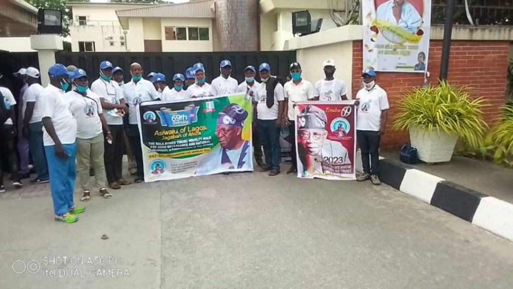 Tinubu 69 Group Stages Walk To Celebrate Apc National Leader