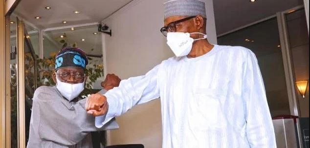 Photos As President Buhari Meets Asiwaju Tinubu In Aso Rock