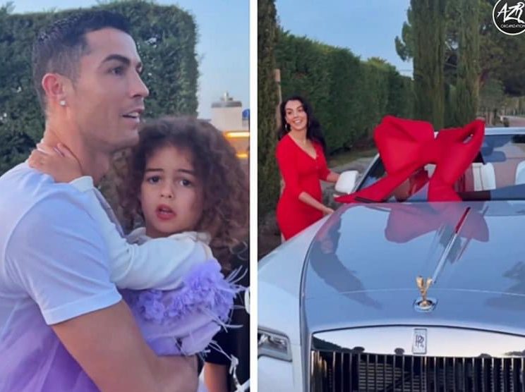 Cristiano Ronaldos Girlfriend Georgina Gifts Him A New Rolls Royce Ghost  As A Christmas Present  MoMedia