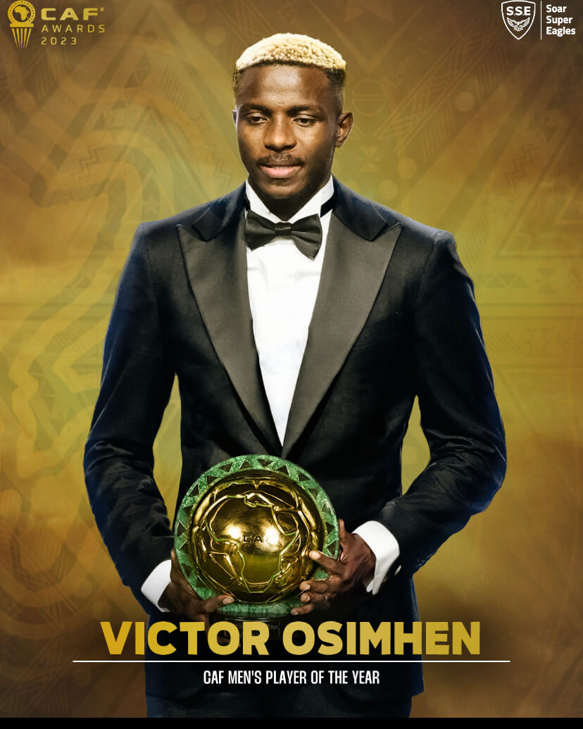 Victor Osimhen wins Best African Player of the Year
