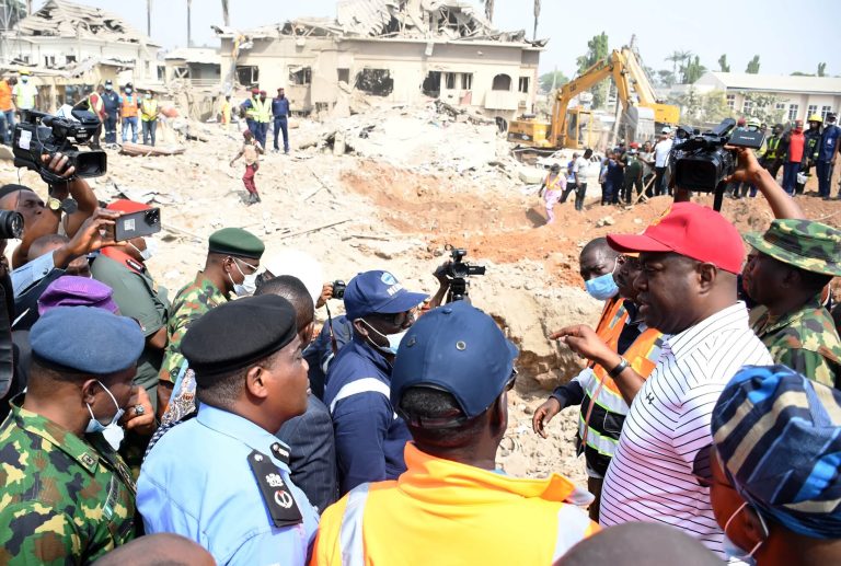 Seyi Makinde visits explosion site