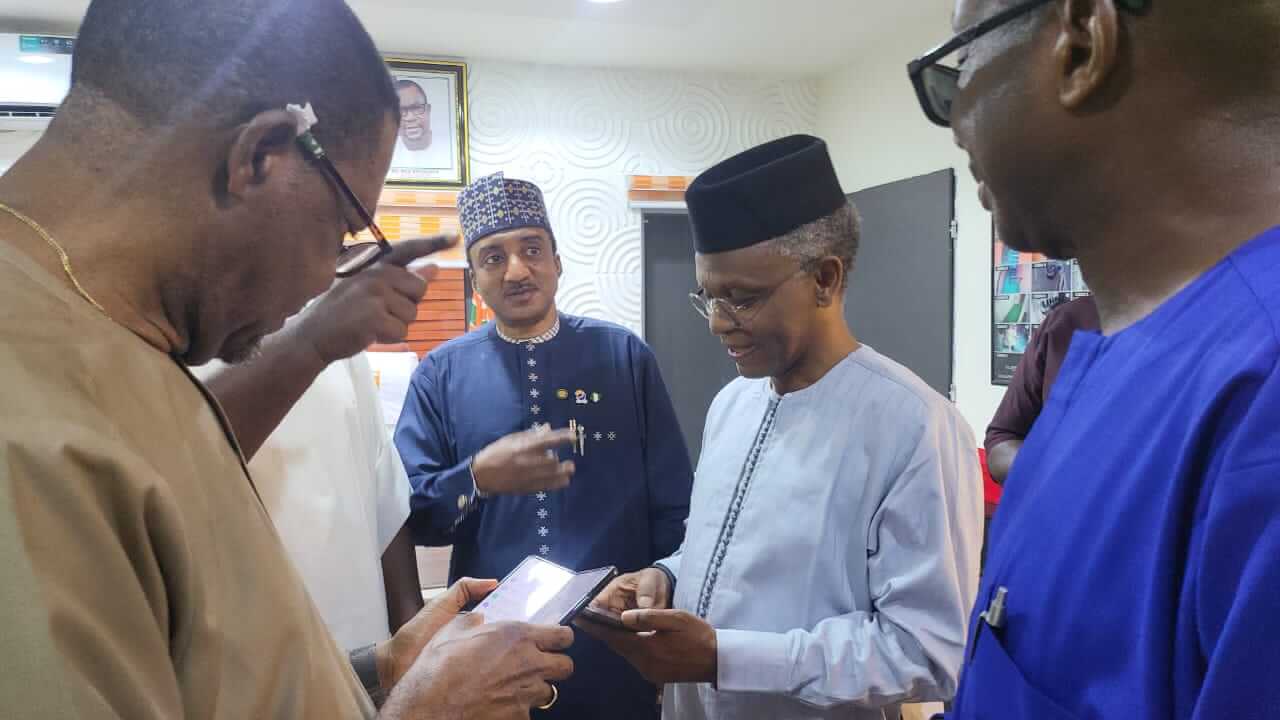 Nasir el-Rufai at SDP National Secretariat