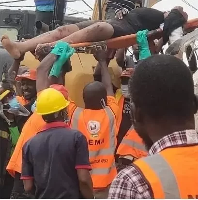 Collapsed Abuja residential building