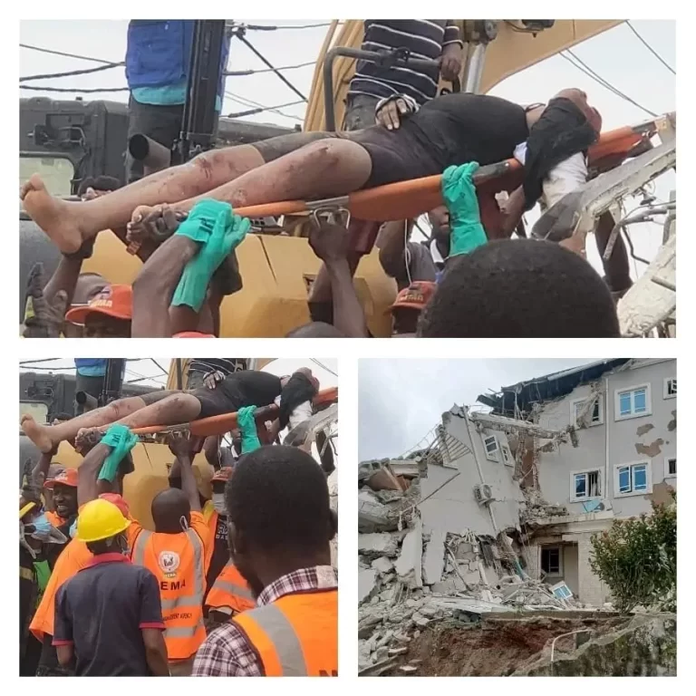 Collapsed Abuja residential building