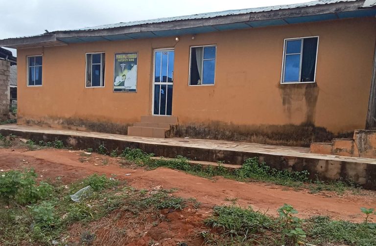 FRONT VIEW OF MAJEMU ODODO MATERNITY CENTRE